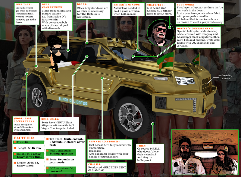 Illustration for article titled The Crazy Latvian Opulent Armored Car Maker DARTZ Challenges Trump To A Limo-Off